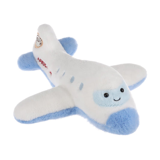 Flugzeug Kuscheltier 32 cm, weiche Plüschtiere für Kinder & Baby, Blau