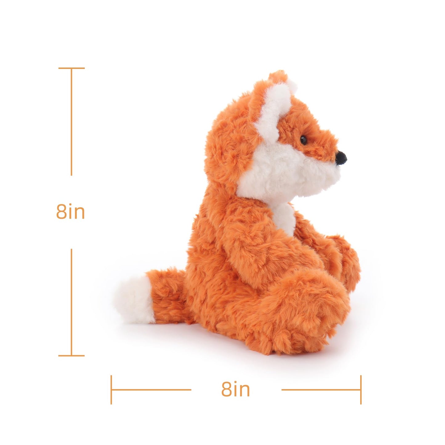 Fuchs Kuscheltier 20 cm, weiche Plüschtiere für Baby & Kinder, gelb