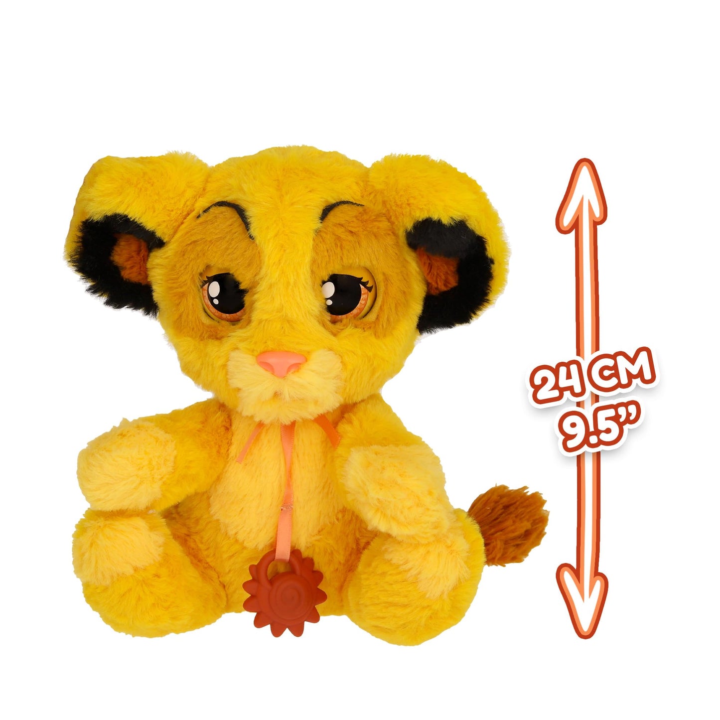 Baby Paws Simba Interaktives Plüschtier mit Sound, Schnuller & Tragedecke, 24 cm, ab 3 Jahren
