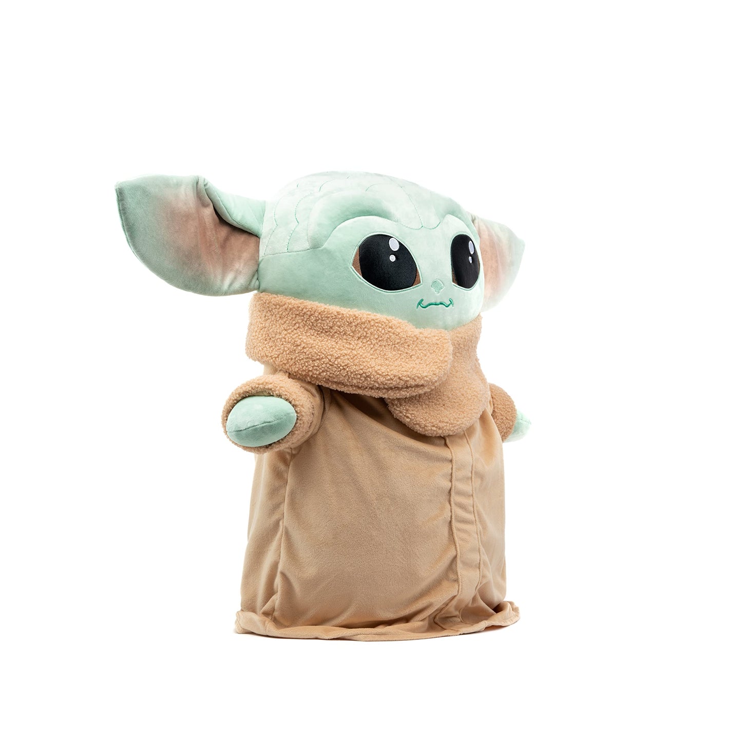 Simba Disney Mandalorian Baby Yoda The Child XXL Plüschfigur 66cm mit Umhang weiche Stofftiere